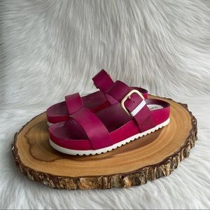 TakeMe Spain leather slide sandals